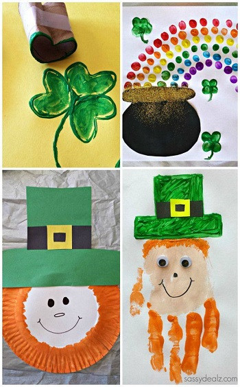 Easy St Patrick's Day Crafts
 Easy St Patrick s Day Crafts For Kids Crafty Morning