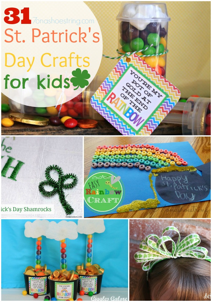 Easy St Patrick's Day Crafts
 31 Super Easy St Patrick s Day Crafts for Kids to Make