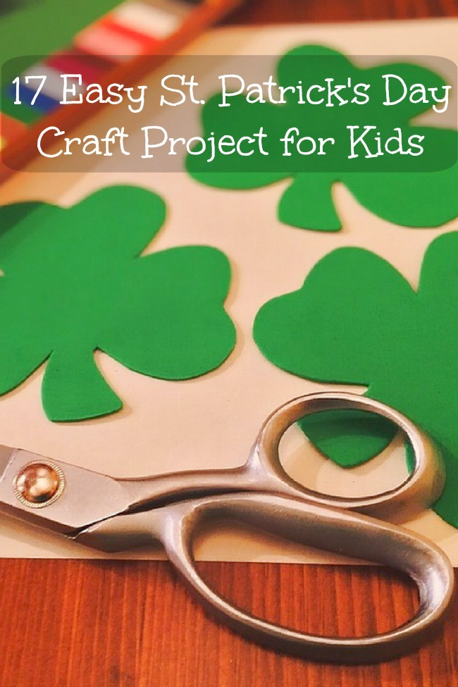 Easy St Patrick's Day Crafts
 17 Easy St Patrick s Day Craft Project for Kids