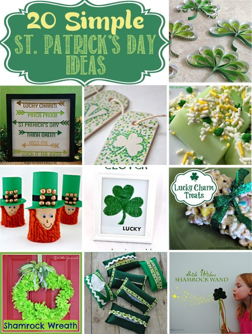 Easy St Patrick's Day Crafts
 St Patrick s Day Craft Ideas