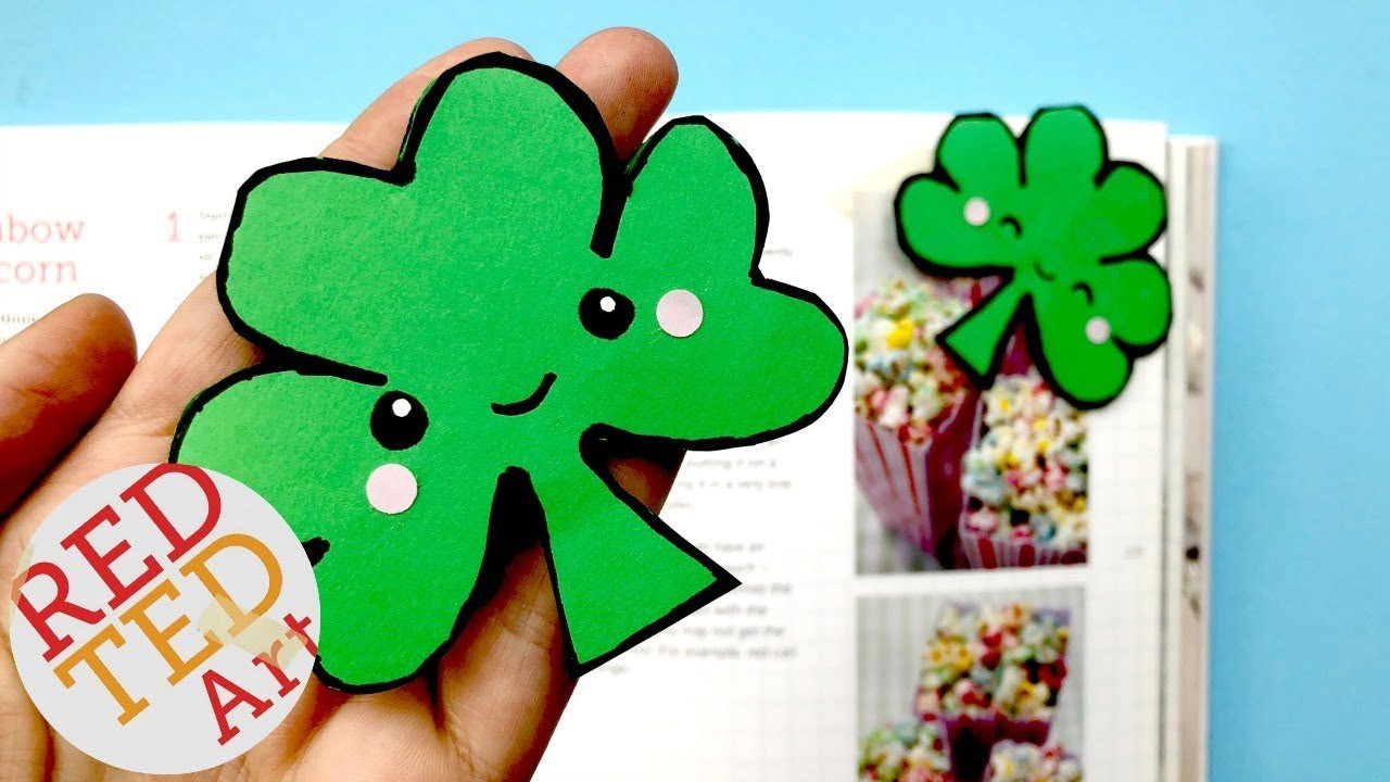 Easy St Patrick's Day Crafts
 Easy Shamrock Corner Bookmark DIY for St Patrick s Day