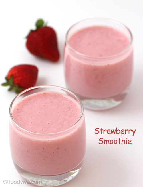Easy Strawberry Smoothie Recipes
 Strawberry Smoothie Recipe Refreshing Smoothie With
