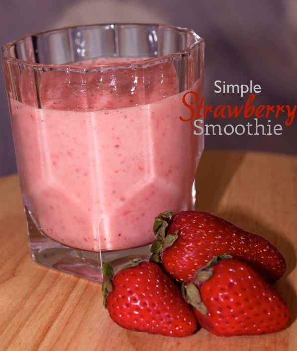Easy Strawberry Smoothie Recipes
 Super Simple Strawberry Smoothie Recipe Being Tazim