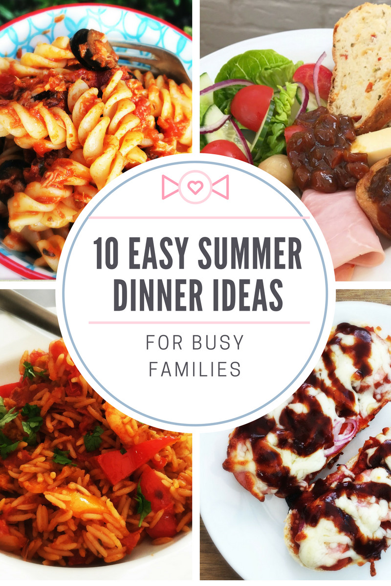 Easy Summer Dinner Recipes
 Ten easy summer dinner ideas for busy families
