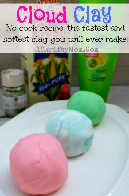 Easy Things For Kids To Make
 Cloud Clay Softest Clay EVER ly 2 ingre nts NO COOK