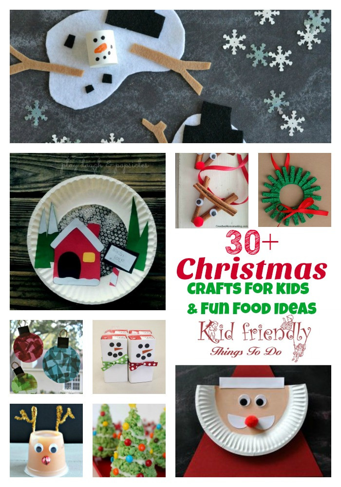 Easy Things For Kids To Make
 Over 30 Easy Christmas Fun Food Ideas & Crafts Kids Can Make