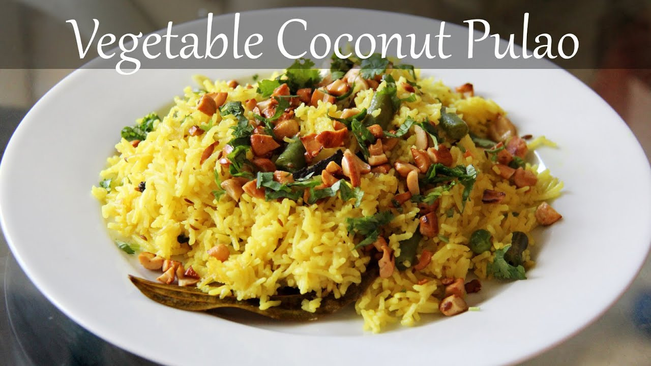 Easy Veg Recipes For Dinner Indian
 Ve arian Coconut Rice Recipe