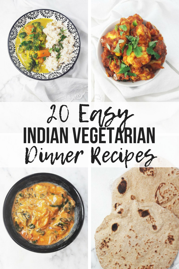 Easy Veg Recipes For Dinner Indian
 20 Easy Indian Ve arian Dinner Recipes A Hedgehog in