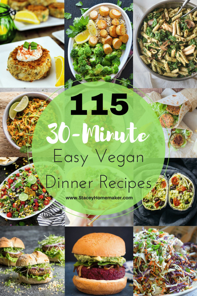 Easy Vegan Dinner
 115 30 Minutes or Less Easy Vegan Dinner Recipes the