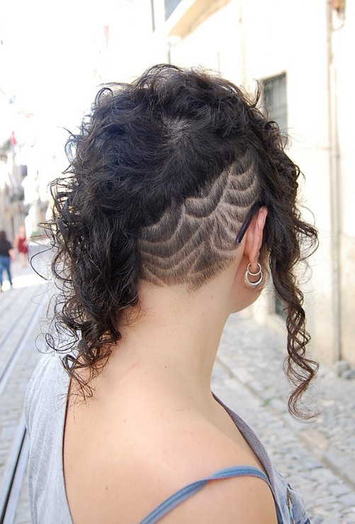 Edgy Curly Haircuts
 25 Edgy Curly Hairstyles Elle Hairstyles