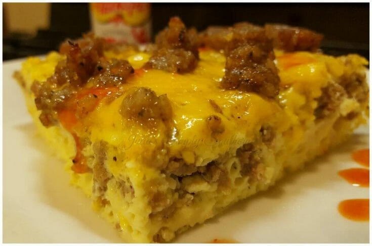 Egg And Sausage Breakfast Casserole Without Bread
 Sausage Egg and Cheese Breakfast Casserole Julias Simply