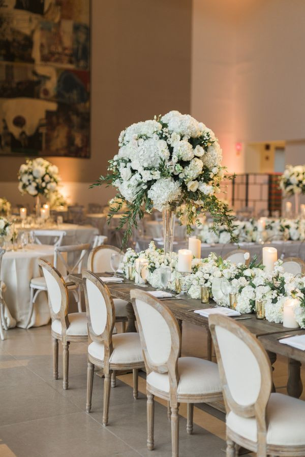 Elegant Wedding Table Decorations
 Organic Traditionally Elegant Wedding in Dallas