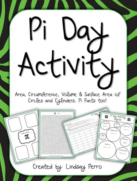 Elementary Pi Day Activities
 Hands Cylinder Pi Day Activity