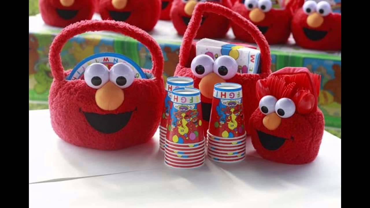 Elmo Birthday Decorations
 Creative Elmo birthday party decorations ideas