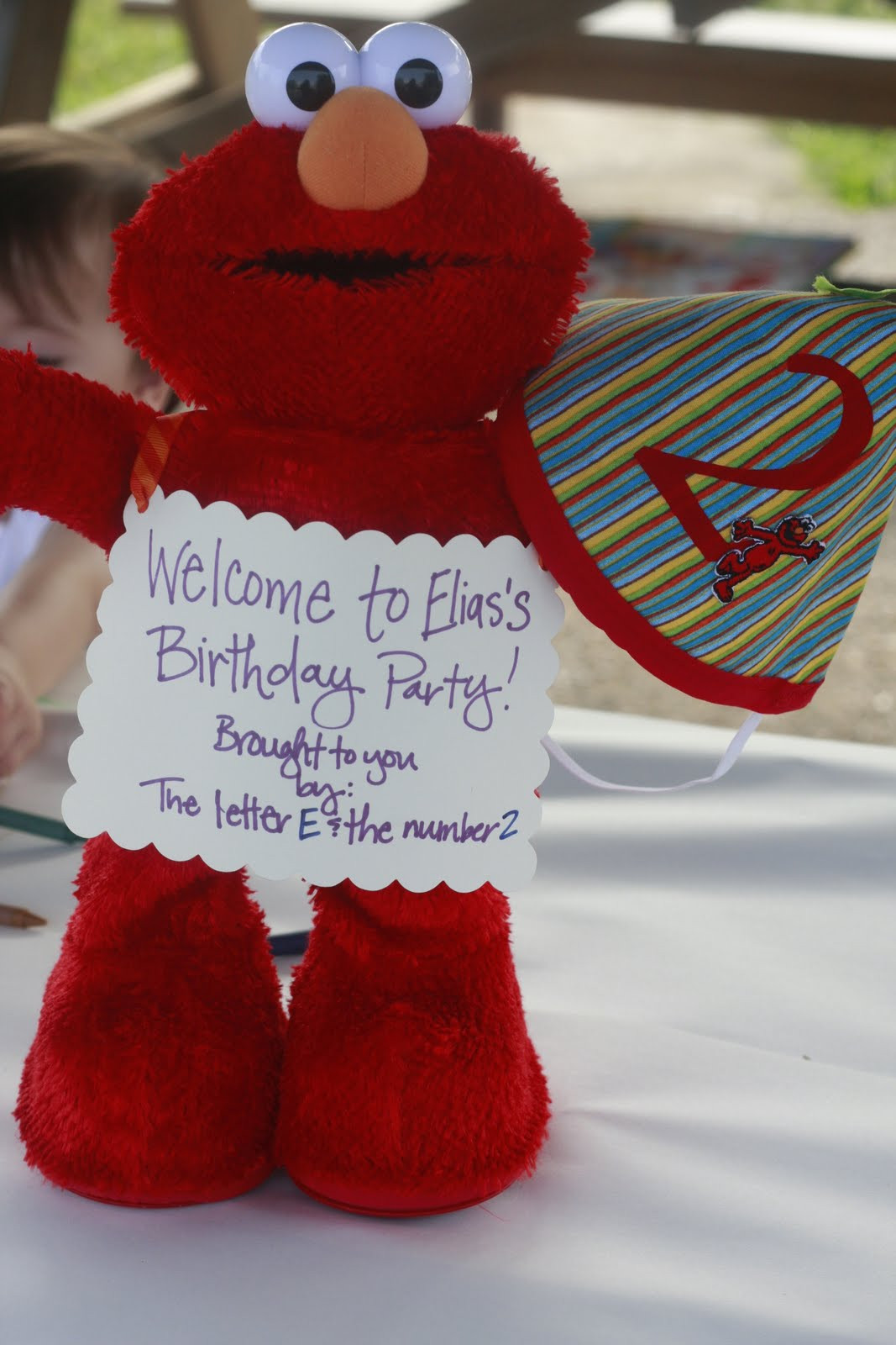Elmo Birthday Decorations
 Elias s Elmo Birthday Party The Mom Creative