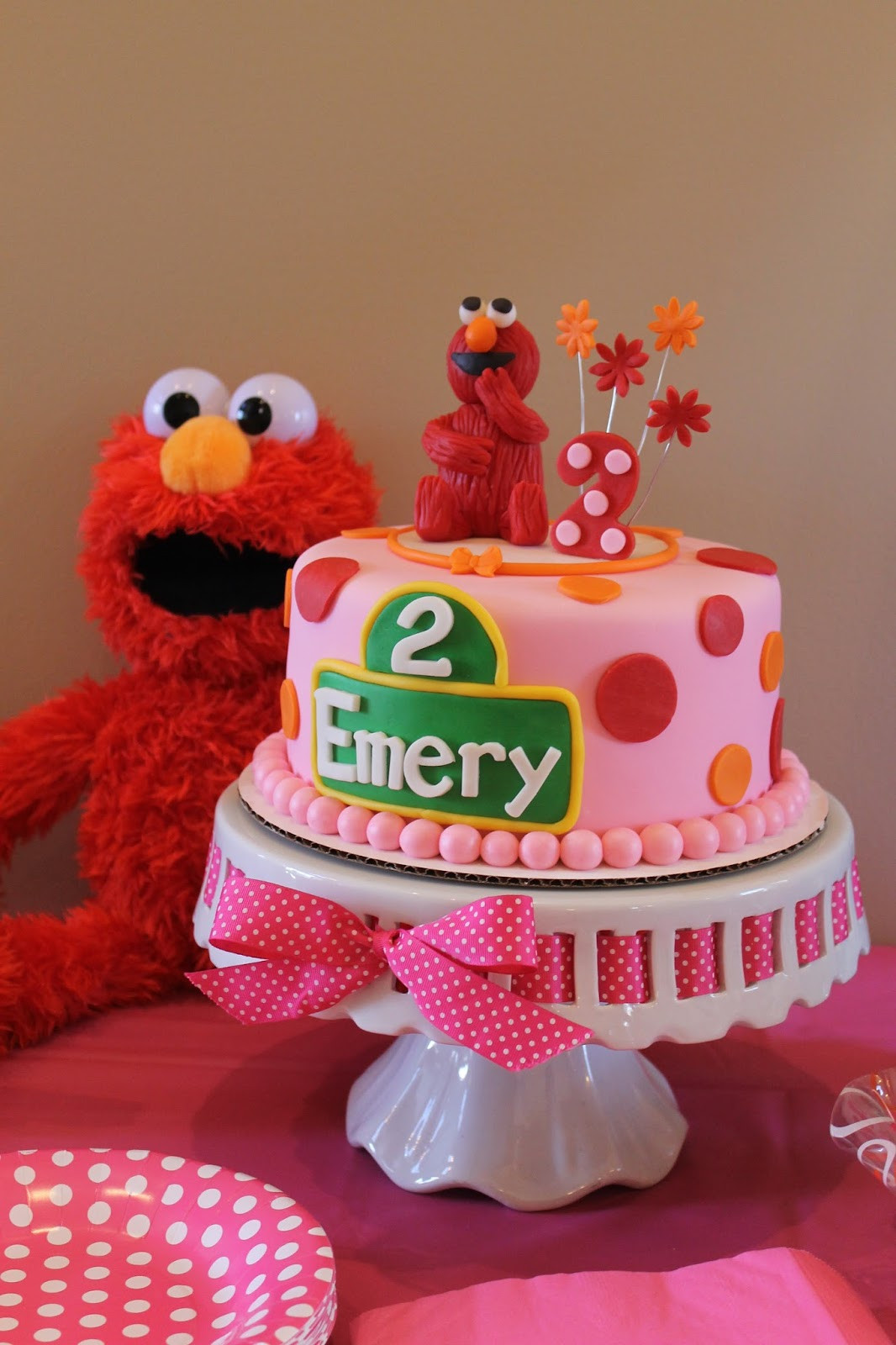 Elmo Birthday Decorations
 Richly Blessed Emery Turns TWO Elmo Birthday Party