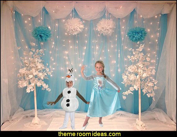 Elsa Birthday Decorations
 Decorating theme bedrooms Maries Manor Frozen themed