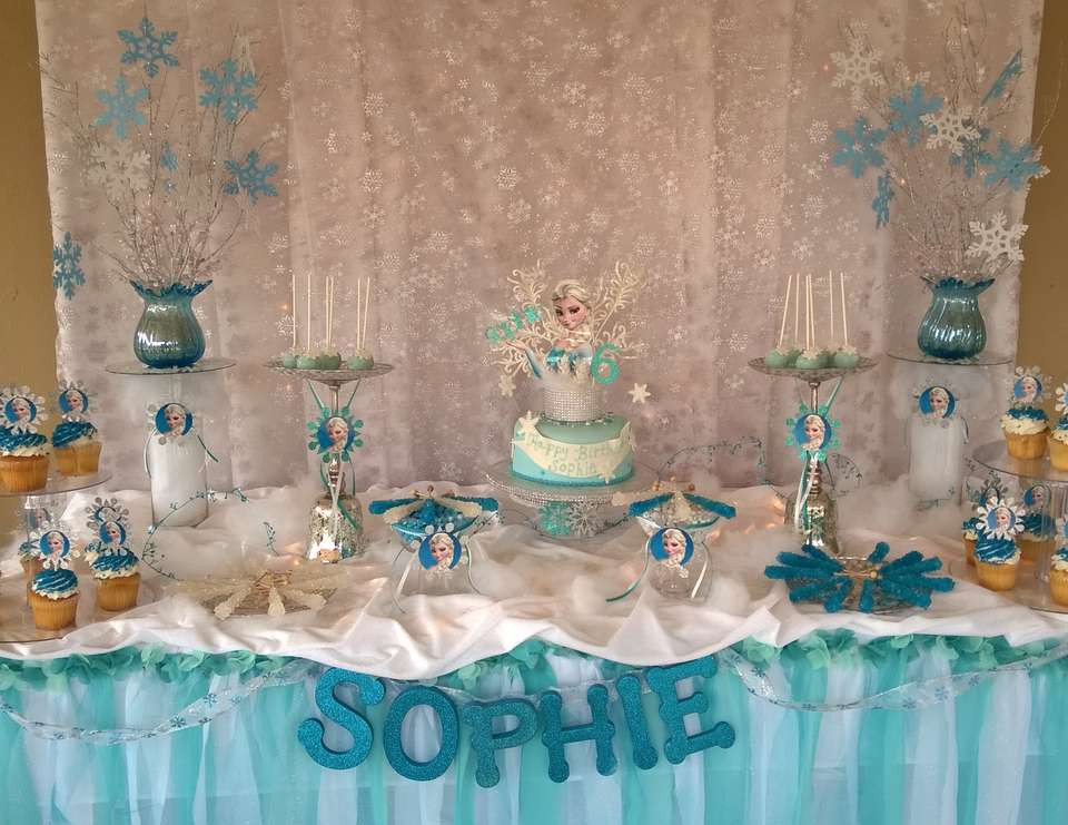 Elsa Birthday Decorations
 Frozen Disney Birthday "Sophie s Elsa Frozen Party