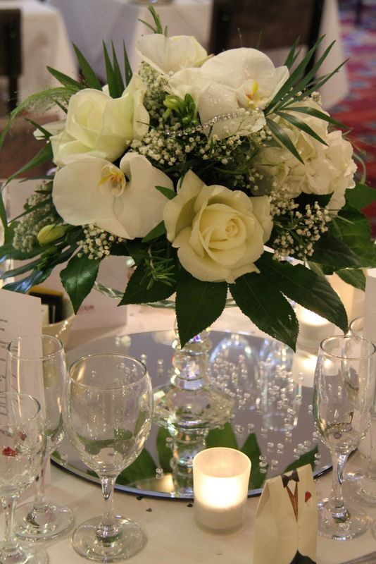 Engagement Party Flower Centerpiece Ideas
 50 best images about 50th Anniversary ideas on Pinterest