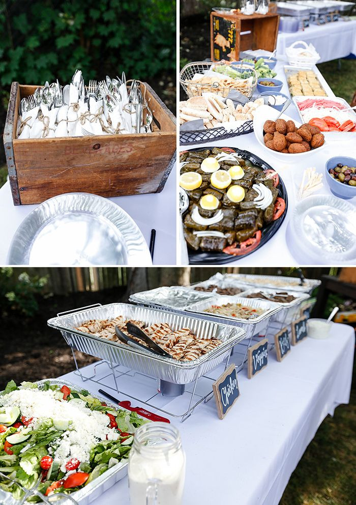 Engagement Party Ideas On A Budget
 Our Backyard Engagement Party Details The Food & Utensil