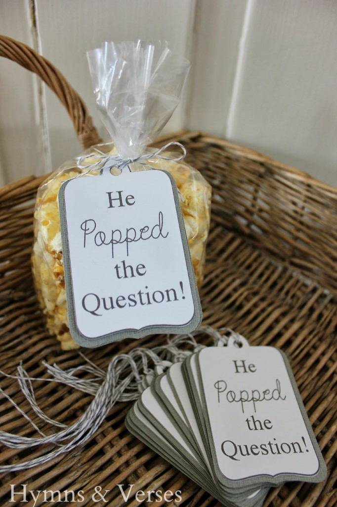 Engagement Party Ideas On Pinterest
 Engagement Party and He Popped the Question Tags Hymns