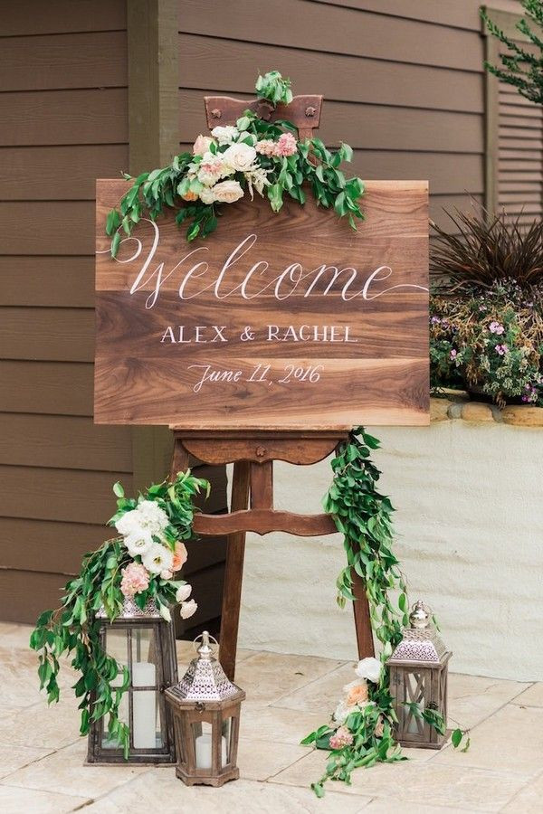 Engagement Party Ideas On Pinterest
 20 Brilliant Wedding Wel e Sign Ideas for Ceremony and