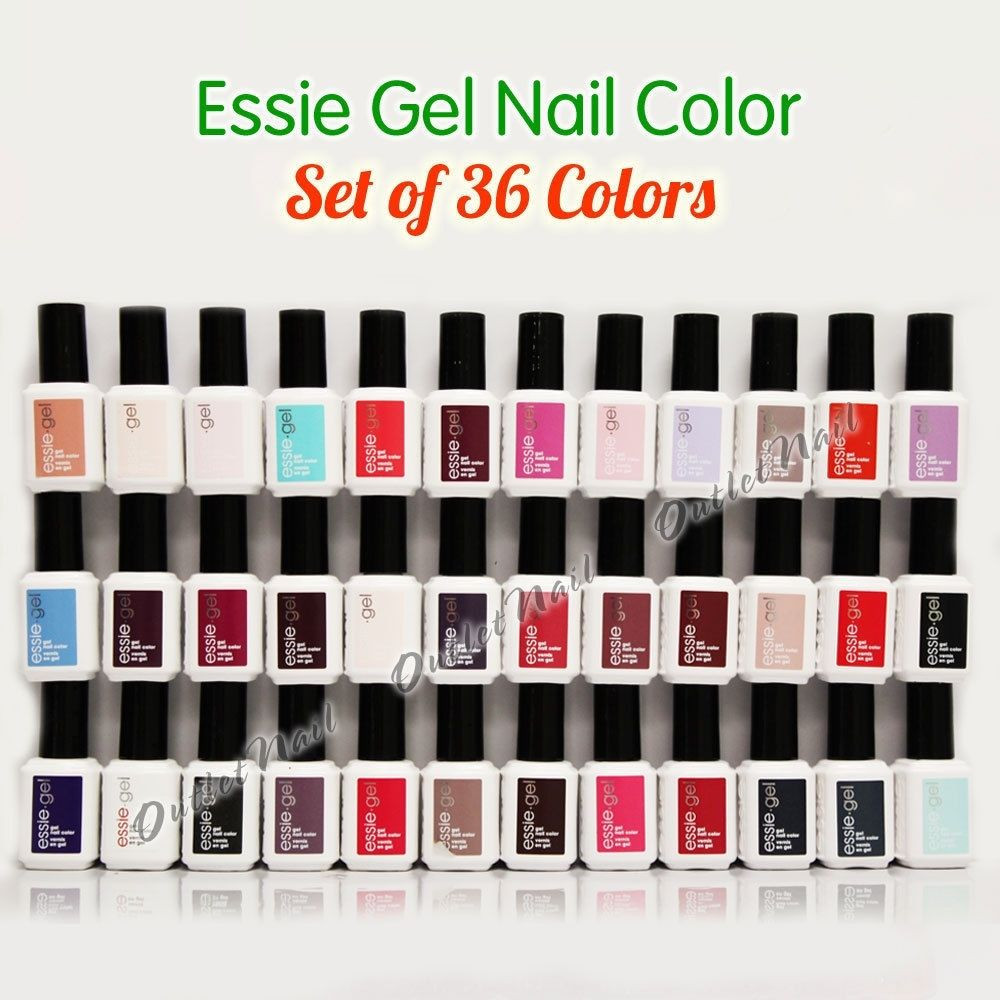 Essie Gel Nail Colors
 NEW ESSIE GEL Nail Polish Collection SET OF 36 Colors