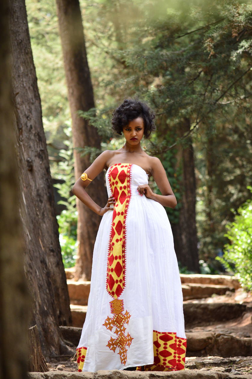 Ethiopian Wedding Dresses
 Louisa May Traditional Ethiopian wedding dress Kemis Designs