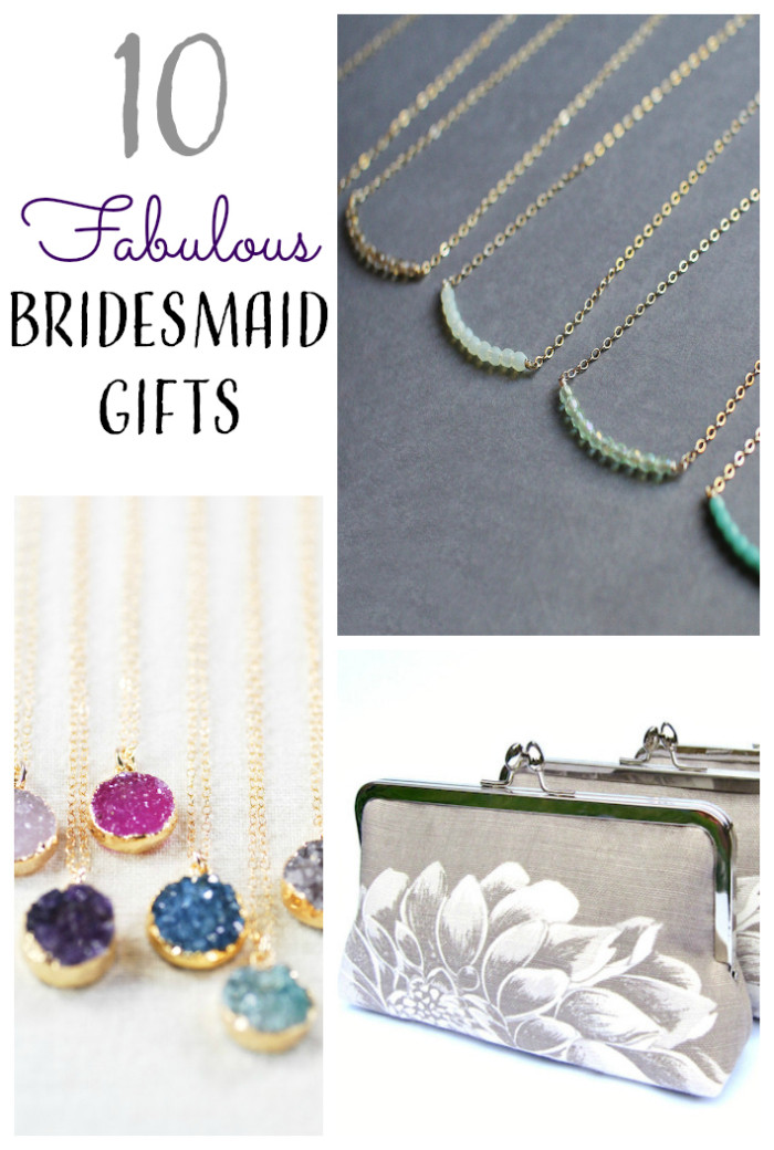 Etsy Wedding Gift Ideas
 10 Bridesmaid Gifts from Etsy