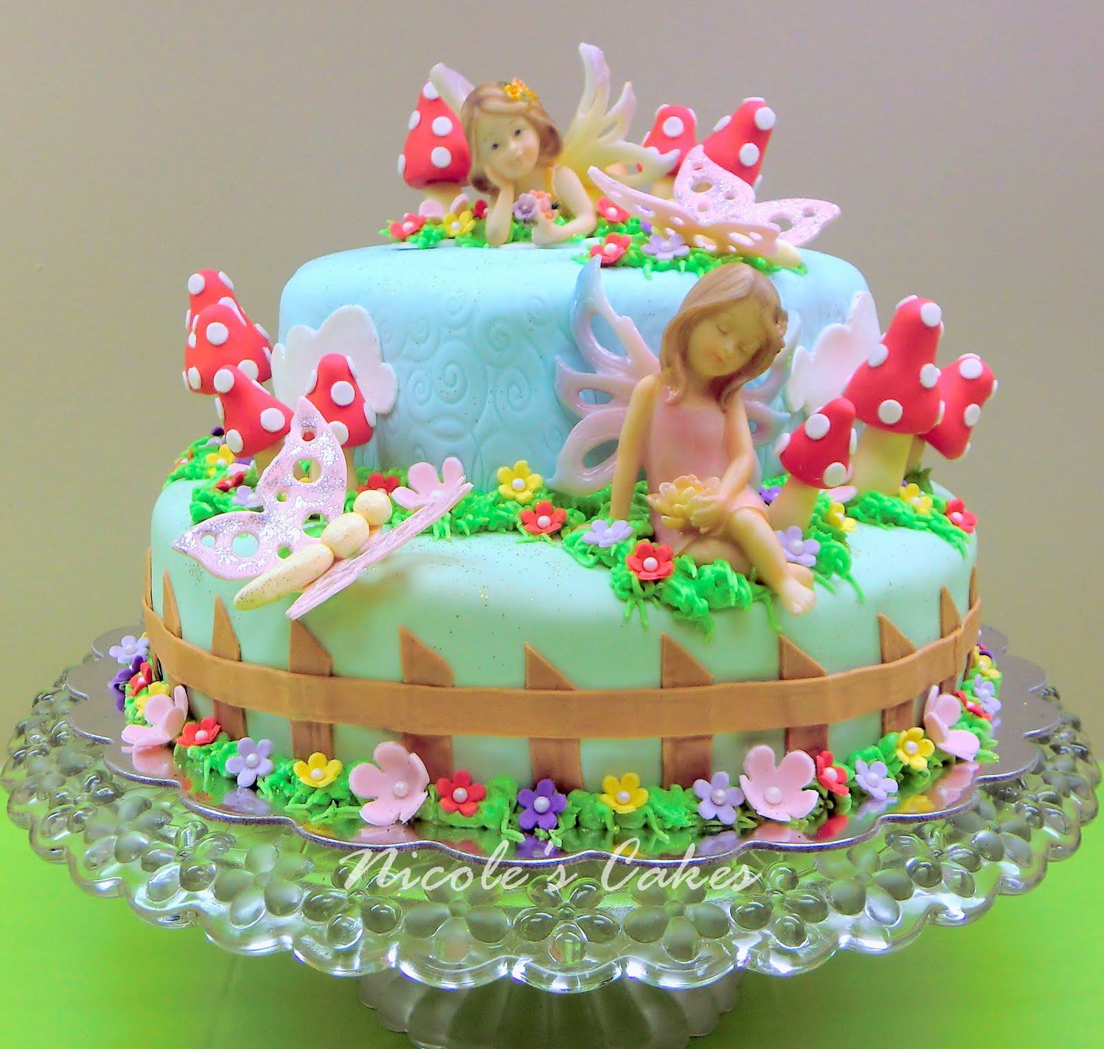 Fairy Birthday Cakes
 Confections Cakes & Creations A Fairy Garden Cake