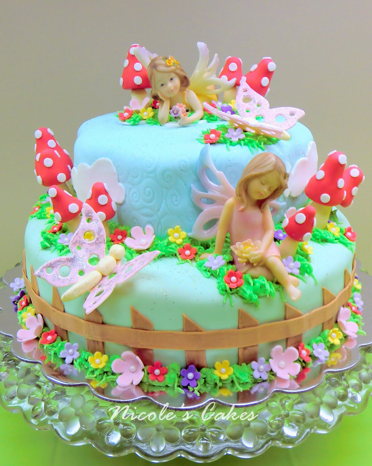 Fairy Birthday Cakes
 Confections Cakes & Creations A Fairy Garden Cake