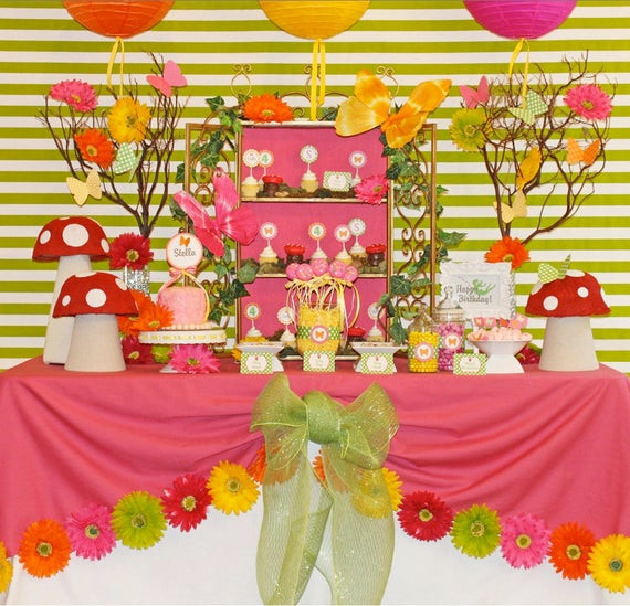 Fairy Birthday Party Decorations
 Items similar to Fairy Birthday Party