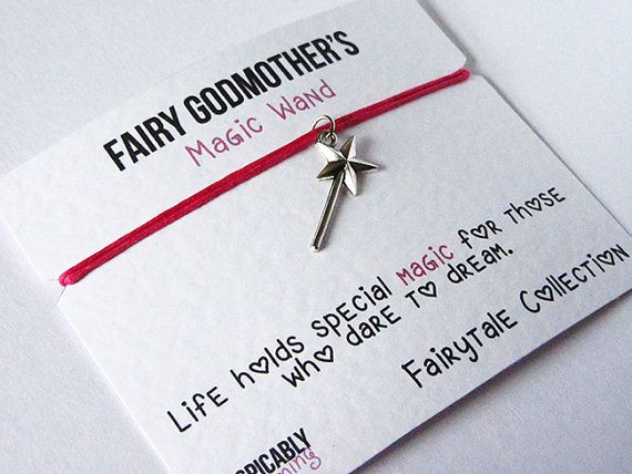 Fairy Godmother Gift Ideas
 Friendship Bracelet Fairy Godmother by DespicablyCharming