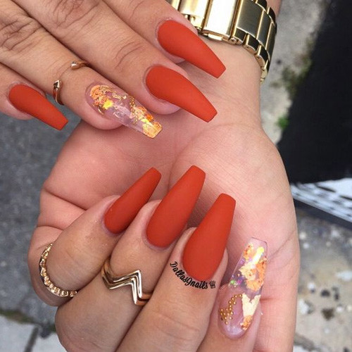 Fall Acrylic Nail Colors
 50 Best Fall Acrylic Nails for 2018 FAVHQ