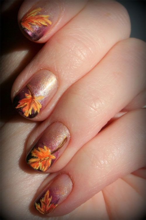 Fall Color Nail Designs
 Stupendous Nail Designs for Fall 2014