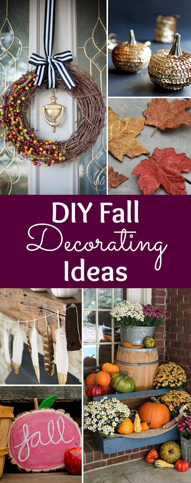 Fall Decor Ideas DIY
 DIY Fall Decorating Ideas