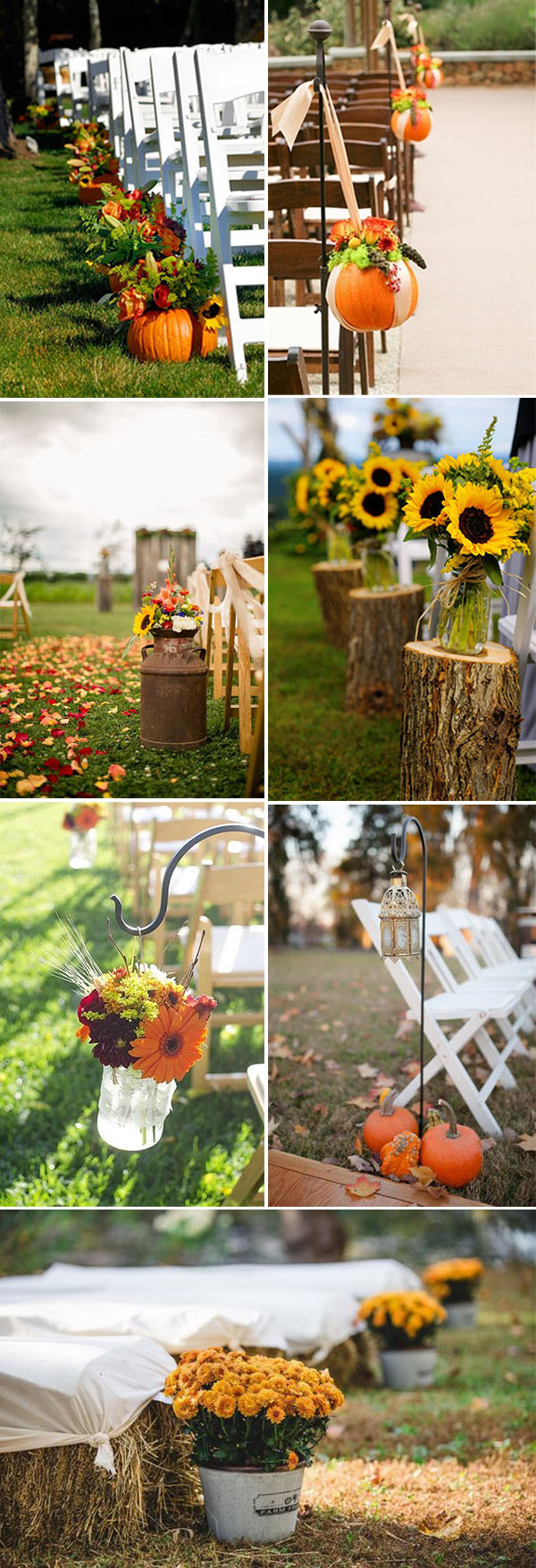 Fall Wedding Decorating Ideas
 Fall In Love With These 50 Great Fall Wedding Ideas