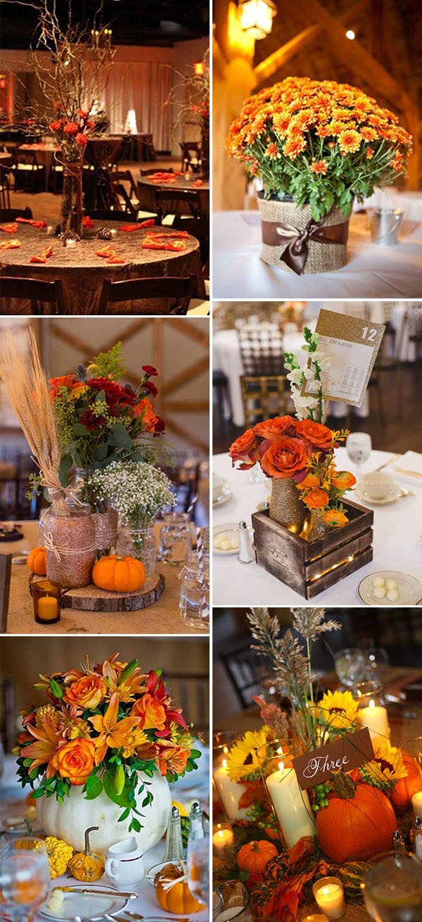 Fall Wedding Decorating Ideas
 Fall In Love With These 50 Great Fall Wedding Ideas