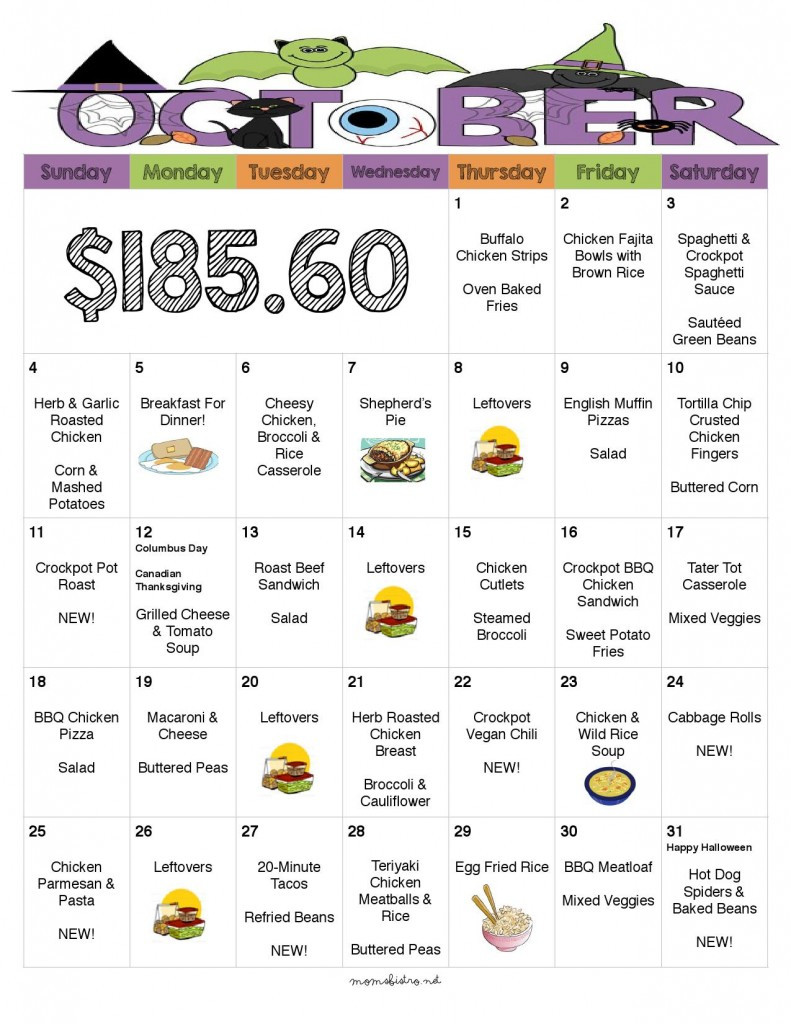 Family Dinner Menu Ideas
 30 Days of Kid Friendly Dinners With FREE Printable Weekly