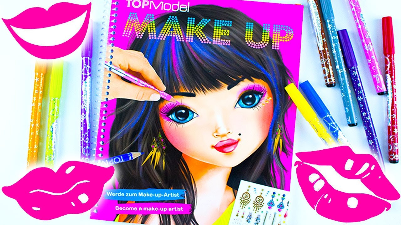 Fashion Design Book For Kids
 TopModelz Make Up Design Book educational video for