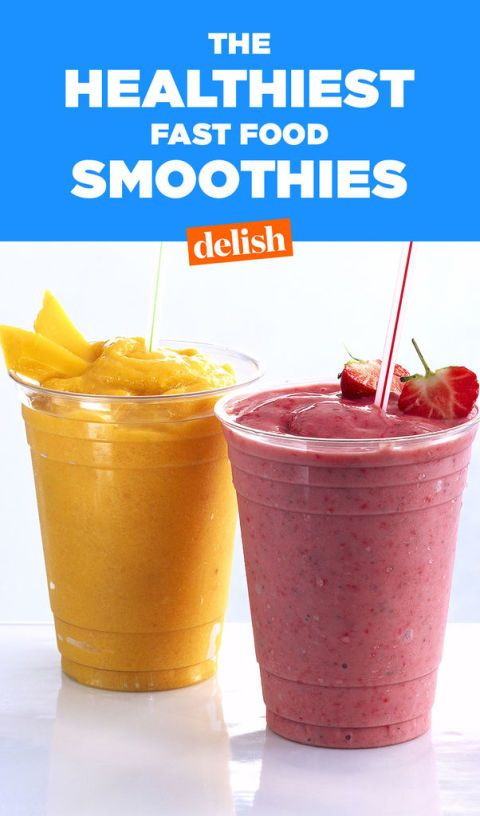 Fast Food Smoothies
 Which Fast Food Smoothies Are Actually Healthy Smoothie
