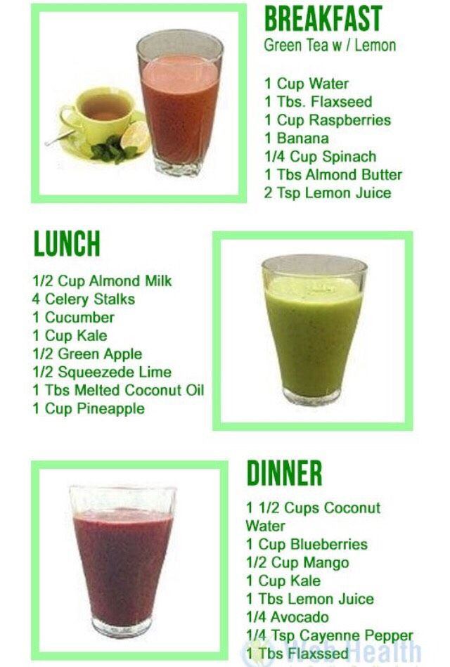 Fast Food Smoothies
 e Day Three Smoothie Detox FOOD in 2019
