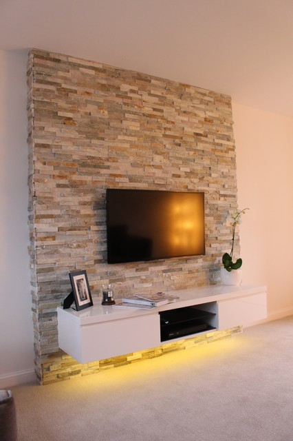 Feature Wall Living Room
 Feature Wall Project Contemporary Living Room Other