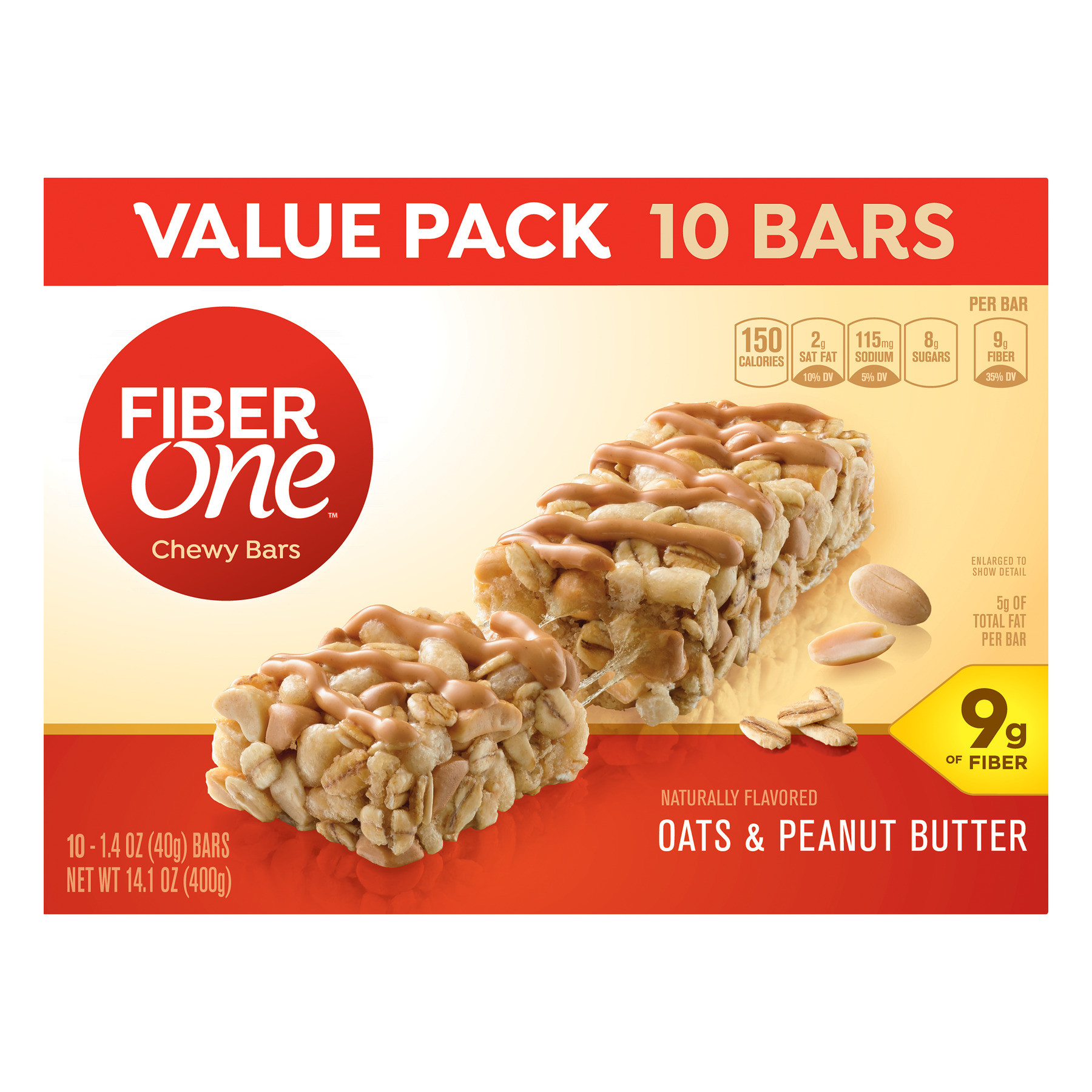 Fiber In Oats
 Fiber e Chewy Bar Oats & Peanut Butter 10 Fiber Bars 14