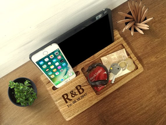 Fifth Anniversary Gift Ideas
 5th Anniversary Gift Wood Anniversary Wood Docking Station