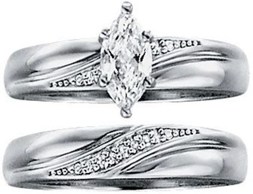 Fingerhut Wedding Rings
 Fingerhut Women s Sterling Silver Marquise CZ Diamond