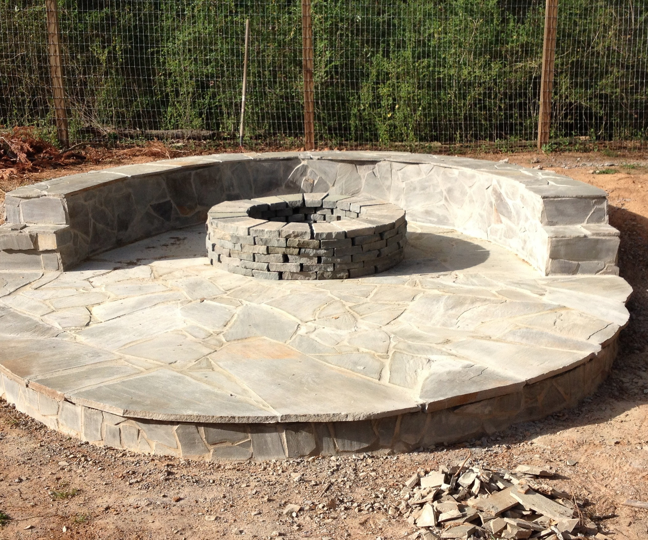 Fire Pits For Patio
 Stone Veneer Fire Pit Patio 11