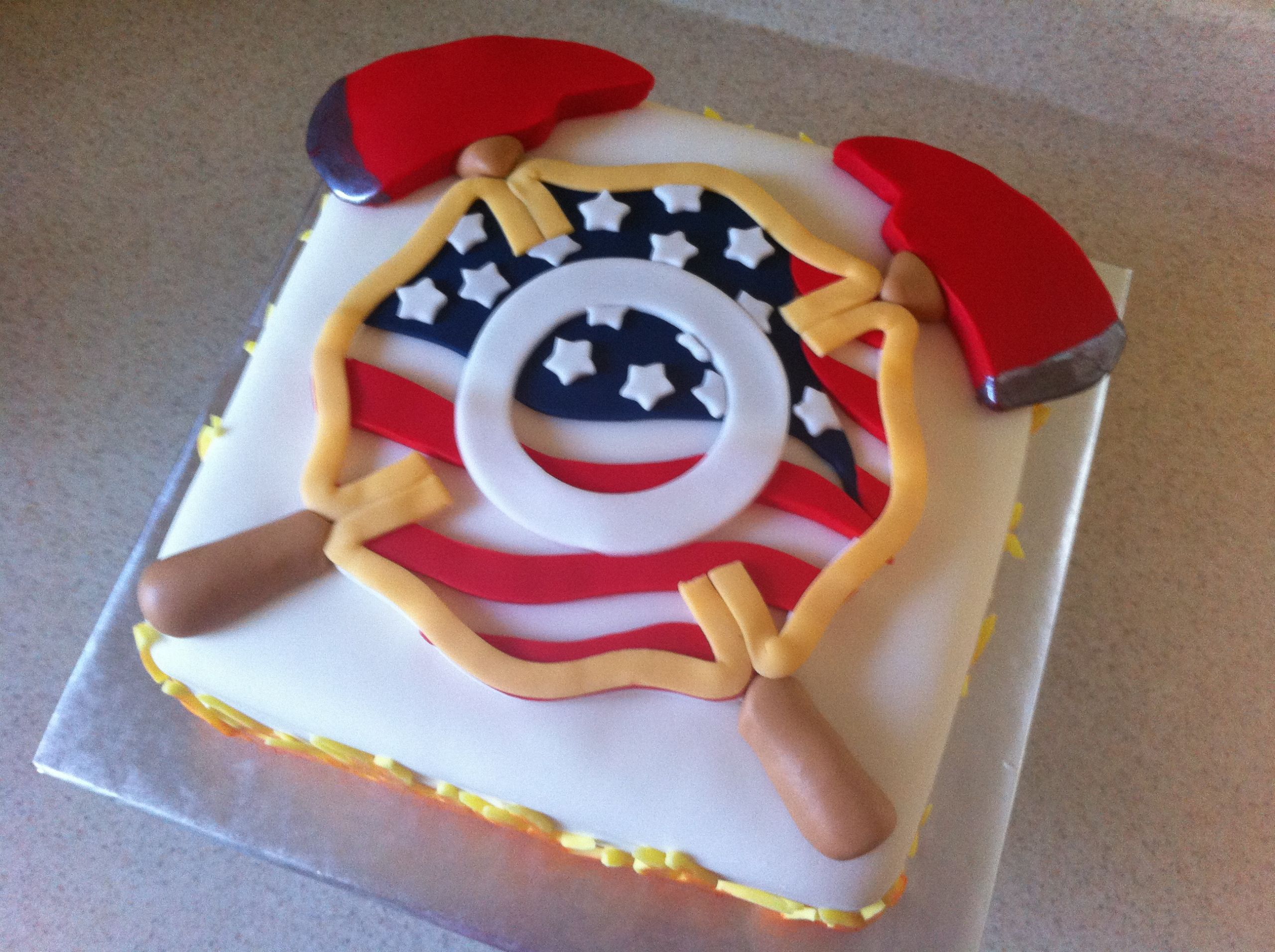 Firefighter Birthday Cake
 birthday cake