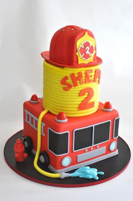 Firefighter Birthday Cake
 Best Fireman Birthday Party Ideas For Boys Pretty My Party