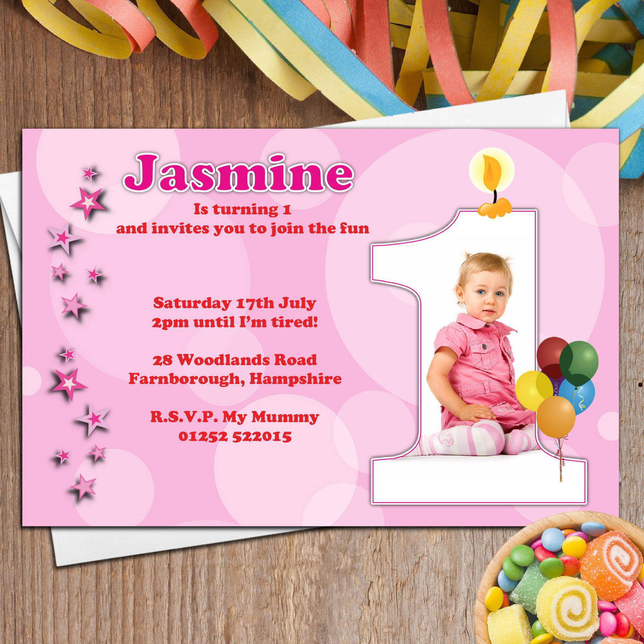 First Birthday Party Invitation Wording
 First Birthday And Baptism Invitations Baptism And First